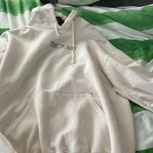 Taylor Swift Eras sweatshirt preloved purschaed outside of concert in LA